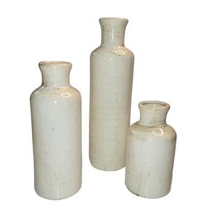 Sullivans Ceramic Vases Set Of 3 Bottle Vases No C2333 Multi Accent Decor